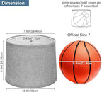 Drum Lampshades Set of 2, 11.6" Top x 12.6" Bottom x 9.8" High Lamp Shades for Table Lamps, Bedside Lamps, Floor Lamps, Gray Fabric Lampshade, Easy Assembly Lamp shade Replacement, Spider Fitter