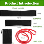 codree Baseball Swing Trainer Bands- Elastic Baseball Softball Hitting Resistance Bands- Baseball Batting Training Aids Equipments for Athletes Improve Batting, Arm Strength