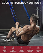 HAPBEAR Pull Up Assistance Bands - Pull Up Bands - Resistance Bands - Exercise Bands Resistance Bands Set of 5 - Workout Bands for Working Out, Stretching, Muscle Training
