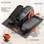 Mini Under Desk Elliptical Low Impact Electric Leg Exerciser As Seen on TV While Sitting for Seniors with Non-Slip Mat Quiet & Portable for Home and Office