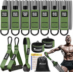 WOQQW Heavy Resistance Bands for Working Out, 350lbs/450lbs Exercise Bands with Handles, Workout Bands Set for Men, Fitness Weight Bands for Muscle Strength Training,Stretching,Slim,Home Gym Equipment