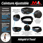 Boxing Resistance Bands for MMA Martial Arts Resistance Training at Home for Punches/Kicks, 150lbs Exercise Bands Full Body Fitness Workout to Enhance Explosive Power/Speed/Agility