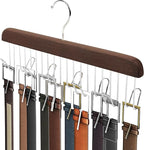 Umo Lorenzo Belt Hanger for Closet - Accessories Organizer Rack for Belts, Ties, and Scarves
