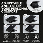14" Premium Slant Board for Calf Stretching & Exercise with Bonus Muscle Roller – Velour Incline Board, Calf Stretcher & Stretch Mobility Board for Deep Stretch, Physical Therapy & Fitness Training