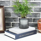 Decorative Books for Home Decor,Set of 3 Aesthetic Faux Books with Storage Box,Linen Fake Books for Coffee Table,Bookshelf & Mantle Decor,Modern Decorative Book Set(Dark blue)
