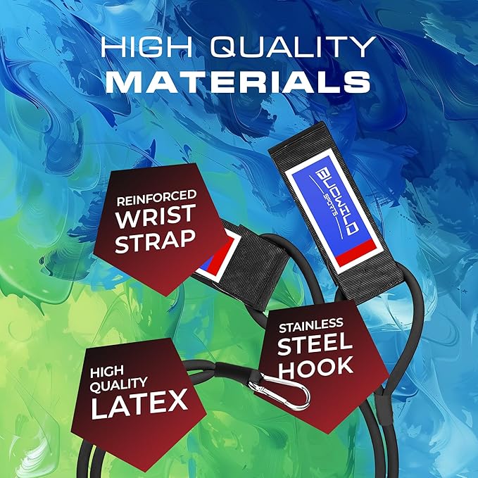 Baseball Resistance Bands Youth & Adult Athletes Safely Improve Pitching Throwing Batting & Arm Strength Used by Pitchers Quarterbacks Volleyball Basketball