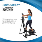 Stamina Elliptical Training Machine with Smart Workout App - Compact Standing Elliptical Machine for Home Workout - Up to 250 lbs Weight Capacity