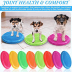 Libima 8 Pcs Wiggle Seat for Sensory Kids Flexible Wobble Cushion Non Slip Balance Disc for Adults Core Strength Physical Exercise Improve Posture School Home Office