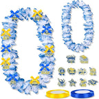 Leis for Graduation 2026, Artificial Flower Wreath with Cards Graduation Lays Gifts, Congrats Grad for High School