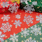 36 Pack Christmas Ornaments Snowflakes Decorations - Iridescent Plastic Snowflakes Hanging Decorations for Winter Holiday Christmas Birthday Party Decoration Supplies