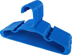 Utopia Home 20 Pack Kids Hangers - 11.5 Inch Plastic Baby Hangers for Closet - Childrens Hanger for Clothes & Infant Hanger for Closet - (Blue)