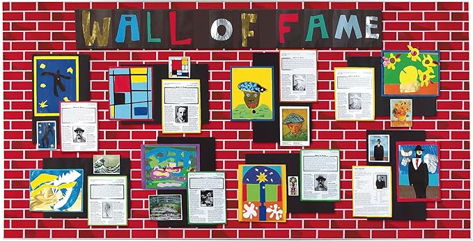 Pacon 56475 Fadeless Designs Bulletin Board Paper, Brick, 48-Inch x 50 ft.