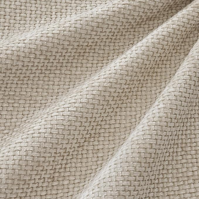 MIULEE Pack of 4 Couch Throw Pillow Covers 22x22 Inch Cream Soft Decorative Chenille Pillow Covers Farmhouse Accent Cushion Covers for Boho Spring Home Decor Sofa Bedroom Living Room
