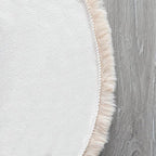 Shag Faux Bunny Washable Fluffy Fur Rug Runners for Hallways Camel Plush Area Rugs for Living Room Bedroom Faux Sheepskin Rug 2x6 Shaped Nursery Rugs