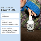 DedCool Room + Linen Spray in 01 Taunt | Natural Fabric & Linen Spray | Non-Toxic, Essential Oil Infused | Freshens Home, Bedding, Couch, Closet & Bath | 3 fl oz
