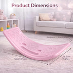 Rocker Board Balancing Training,Balance Board, Plastic Balance Seesaw Board with Elastic Ball, Improves Motor Skills and Build Core Strength, for Kids Toddlers Teens Balance Training, Balance boa