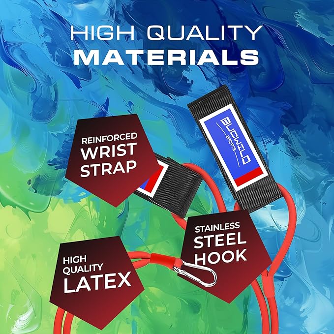Baseball Resistance Bands Youth & Adult Athletes Safely Improve Pitching Throwing Batting & Arm Strength Used by Pitchers Quarterbacks Volleyball Basketball