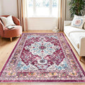 U'Artlines Area Rug 5x7 Boho Washable Soft Carpet for Living Room Bedroom Dining Room Office Indoor Rugs for Home Decor