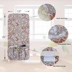Armchair Caddy for Couch Remote Control Holder Premium Durable Non-slip Sofa Armset Organizer Caddy Storage for Recliner Couch 5 Pocket for Cell Phone Magazine 35"x13" Floral 1 Piece