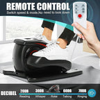 ANCHEER Under Desk Elliptical Machine - Quiet Pedal Exerciser for Seniors, Office & Home, Low-Impact Seated Leg Workout Equipment, Smart LCD Display, Remote Control