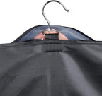 Univivi Garment Bag Suit Bag for Storage and Travel 43 inch, Washable Suit Cover for T-Shirt, Jacket, Suits, Coats, Set of 12, Oxford Fabrics