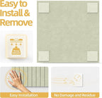 Large Cork Board for Wall 48" x 60" Sage Bulletin Board with Safe Removable Adhesive Squares for Pictures Photos, Alternative CorkBoard Felt Pin Boards Tiles for Office Classroom Wall Decor - 20 Pack