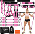 Pilates Bar Kit with Resistance Bands, Heavy Duty Pilates Equipment for Men, Training Bands with Handles for Legs, Hip, Back, Arm, Abs, Chest, Shoulders, Portable Home Gym Workout Equipment