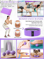 17 Pcs Yoga Essential Kit for Women, Pilates Equipment Starter Set for Beginners with Yoga Wheel Ball Blocks Strap Resistance Bands Wrist Rings Socks Towel & Carry Bag for Home Workouts