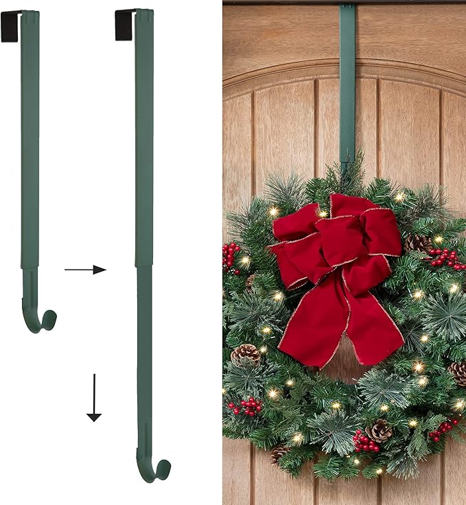 Haute Decor Adjustable Length Wreath Hanger - 20 Lb. Capacity
