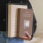 Decorative Books for Home Decor - 2 Linen Fake Books for Decorating Bookshelf, Coffee Table, Shelves - Faux Book Box for Hidden Storage and Decoration - Modern Neutral Design Fits Any Home Aesthetic
