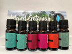 Eternal Essence Oils Island Getaway Set of 6 Premium Fragrance Oils - Includes Barrier Reef, Mountain Meets The Ocean, Beautiful Day, Caribbean Escape, Mermaid, and Honolulu Sun Hype - 10ML