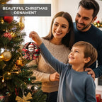 Jabihome Christmas Ornaments 2025, Exchange for Women, Men, Collectible Dated Year Ornaments for Tree, Unique Acrylic Suncatcher, Printed Stained Glass Effect Decor (Santa's Gifts)