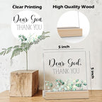 Farmhouse Decor, Acrylic Christian God Home Decorations, Aesthetic Entry Way Table Shelf Decor, Living Room Table Accessories, Boho Office Decorations For Work (05)
