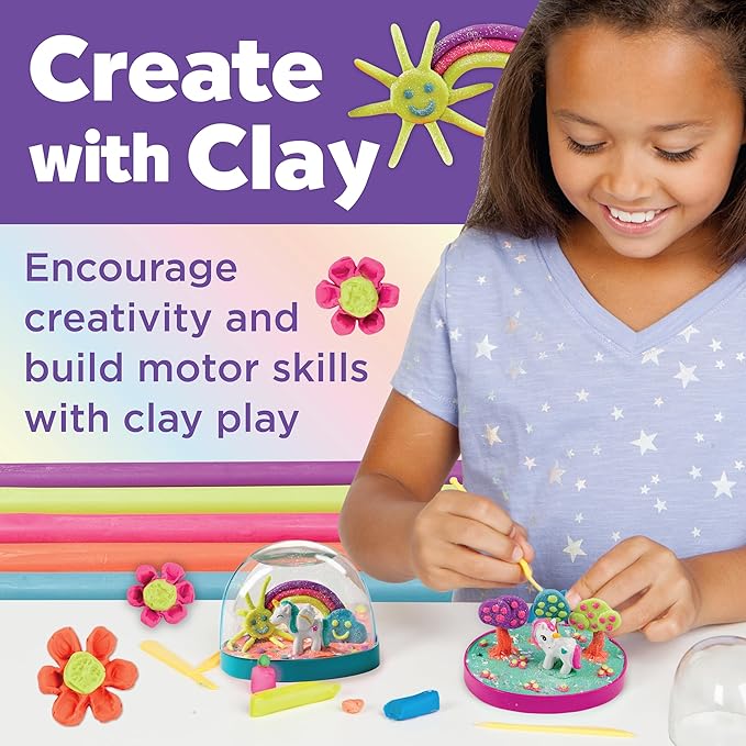 Creativity for Kids Make Your Own Water Globes: Magical Unicorns - Create 2 Snow Globe Unicorn Toys, Arts and Crafts and Girls Toys, Unicorn Gifts for Girls (Ages 6+)