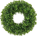 U'Artlines 24" Front Door Wreaths, Artificial Summer Greenery Weath, Hanging Garland for Home Wedding Wall Window Decoration (24'' Round,1)
