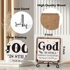 Home Decor, Farmhouse Shelf Decor For Living Room, Boho Aesthetic Table Decorations, Christian Gifts For Women Men, Entryway Tv Stand Fireplace Mantle Coffee Table Decoration (story-04)