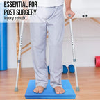 pete's choice XL or L Foam Balance Pad - Free Stretching Strap & Booklet | Extra Large Balance Pads - Physical Therapy, Ankle & Knee Rehab