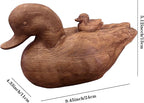 Hymmah Duck Home Decor Statue Rustic Home Decorations for Living Room, Boho Sculpture Resin Animal Collectible Figurines for Indoor Decor