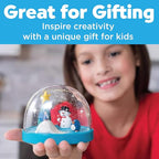 Creativity for Kids Make Your Own Holiday Snow Globes Kit | Sculpt, Decorate & Shake 3 Festive Winter Scenes | DIY Christmas Crafts for Kids to Build Creativity & Fine Motor Skills (Ages 6+)
