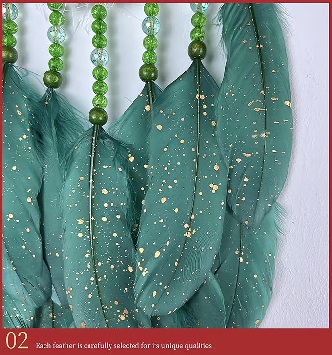 Christmas Crystal Dream Catcher Handmade Christmas Dreamcatcher Hanging Decoration Home Wall Decoration Craft Ornament