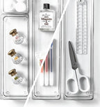 Bino 4-Piece Drawer Bin Set | THE MODULAR | Bathroom & Desk Drawer Organizer Bins - Large
