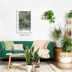 Yayoi Kusama Inspired Poster Japanese Botanical Wall Art Abstract Yayoi Kusama Print Modern Ukiyo-e Japanese Gallery Wall Decor 20x30in Framed for Home Bedroom Decorations