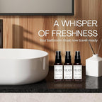 Muse Apothecary Flush Ritual - Aromatic & Refreshing Toilet Spray, Use Before You Go, Infused with Natural Essential Oils - Fresh Citrus - Travel Size Mini Collection, 0.45 oz, 3 Pack