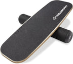 Philosophy Gym Balance Board - Wooden Balance Trainer with Adjustable Stoppers