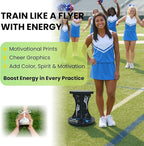 flyer stand cheer-Cheerleading Flyer Training Stand Balance Trainer for Flyers Stunt Practice Stability Board Core Strength and Balance Drill Equipment for Cheer Dance Gymnastics