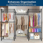 Whitmor Modern Industrial Wardrobe