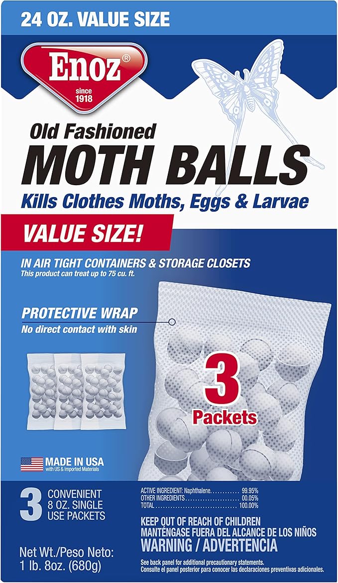 Enoz Old Fashioned Moth Balls - 24 oz.