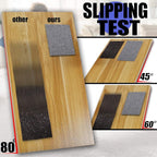 Non Slip Rug Pad Grippers - 6x9 Ft, 1/4" Thick, Felt + Rubber Double Layers Area Carpet Mat Tap, Provides Protection and Cushioning for Hardwood or Tile Floors