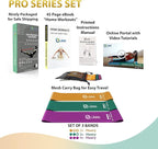 Fittest Pro by Limm Resistance Bands for Legs and Butt, Fabric Exercise Loop Bands Yoga, Pilates, Rehab, Fitness and Home Workout, Strength Bands for Booty