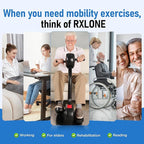 2026 New Upgrade Elliptical Exercise Machine,Low-Impact Motorized Pedal Exerciser | Home Recovery Bike for Arm & Leg Ability and Relax,Upper Lower Limb Trainer for Seniors | With Pedal Straps & Gloves
